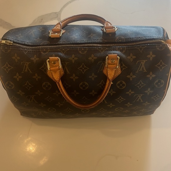 Louis Vuitton Large Speedy monogram vintage good condition with lock - Picture 7 of 8